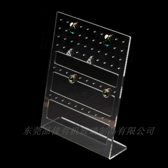東莞有機(jī)玻璃展示架 定制亞克力展示架 透明亞克力耳環(huán)架